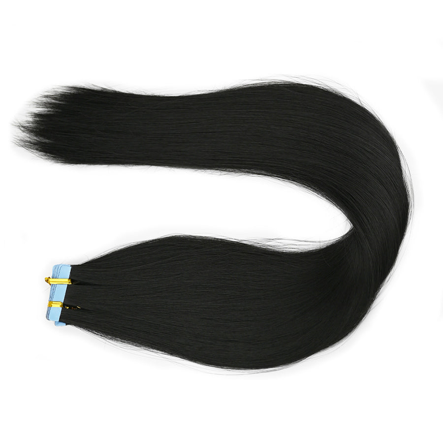 Chocolate Caramel Balayage Long Loose Wave Human Hair Wig for Women | Middle Part Brown Highlight Natural Looking Wig