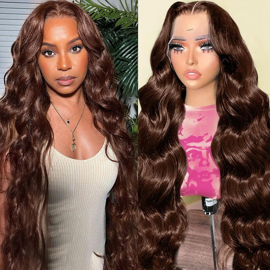Pizazz 13x4 Lace Front Wig for Women | 28 Inch Body Wave Heat Resistant Synthetic Wig Glueless Natural Hairline Natural Black