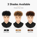 Men's Kinky Twist Hair Topper | Clip-In Curly Hair Piece for Natural Volume & Style