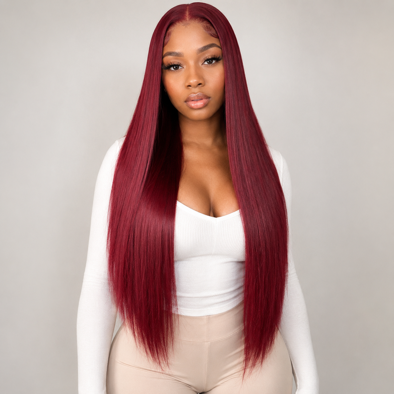 Silky Straight Lace Front Human Hair Wig