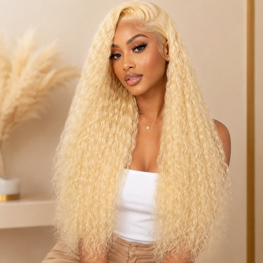 Curly Lace Front Wig – Long HD Lace Premium Hair Wig for Women