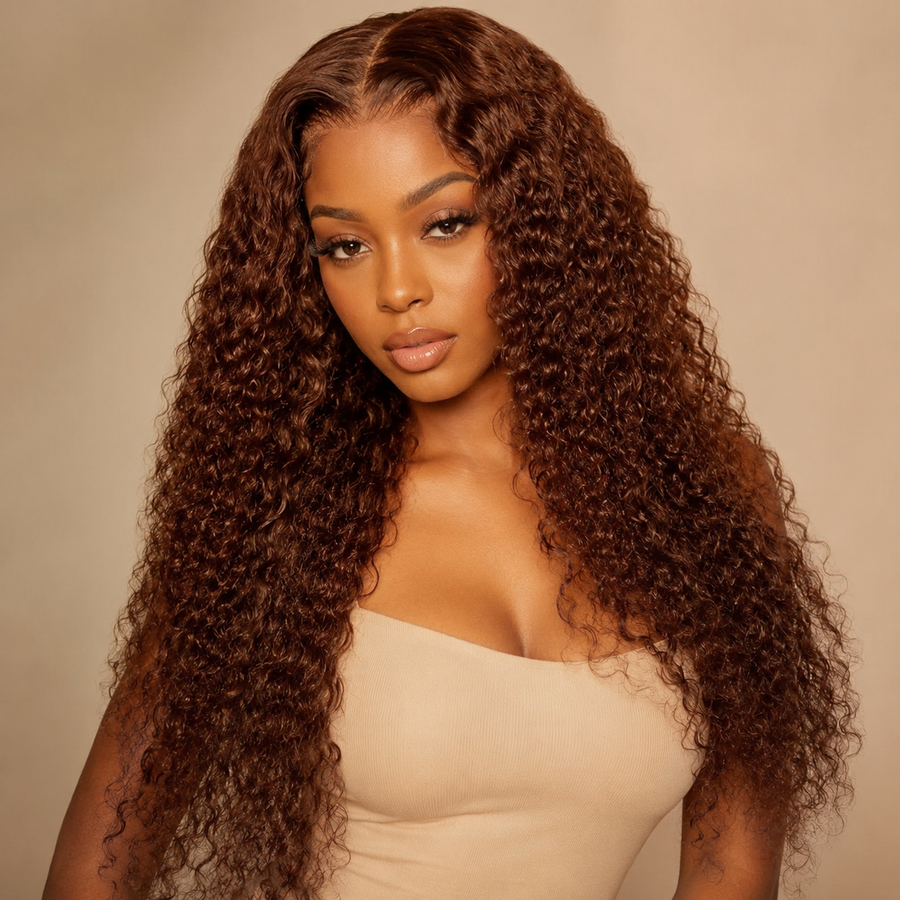 Curly Lace Front Wig – Long HD Lace Premium Hair Wig for Women