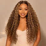 Curly Lace Front Wig – Long HD Lace Premium Hair Wig for Women