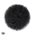 HIARWEGO Afro Puff Drawstring Ponytail Bun for Black Women – Natural Curly Synthetic Chignon Hairpiece