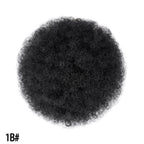 HIARWEGO Afro Puff Drawstring Ponytail Bun for Black Women – Natural Curly Synthetic Chignon Hairpiece