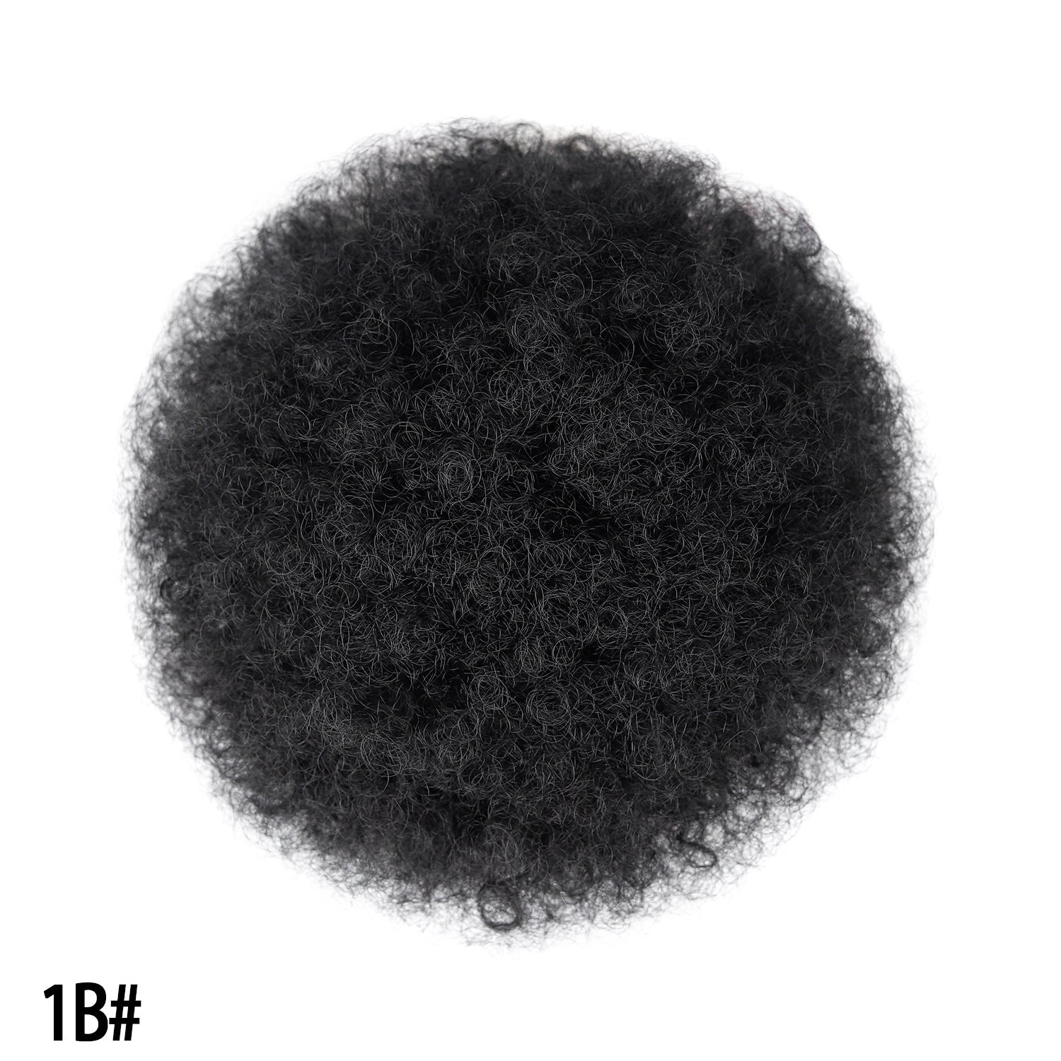 HIARWEGO Afro Puff Drawstring Ponytail Bun for Black Women – Natural Curly Synthetic Chignon Hairpiece