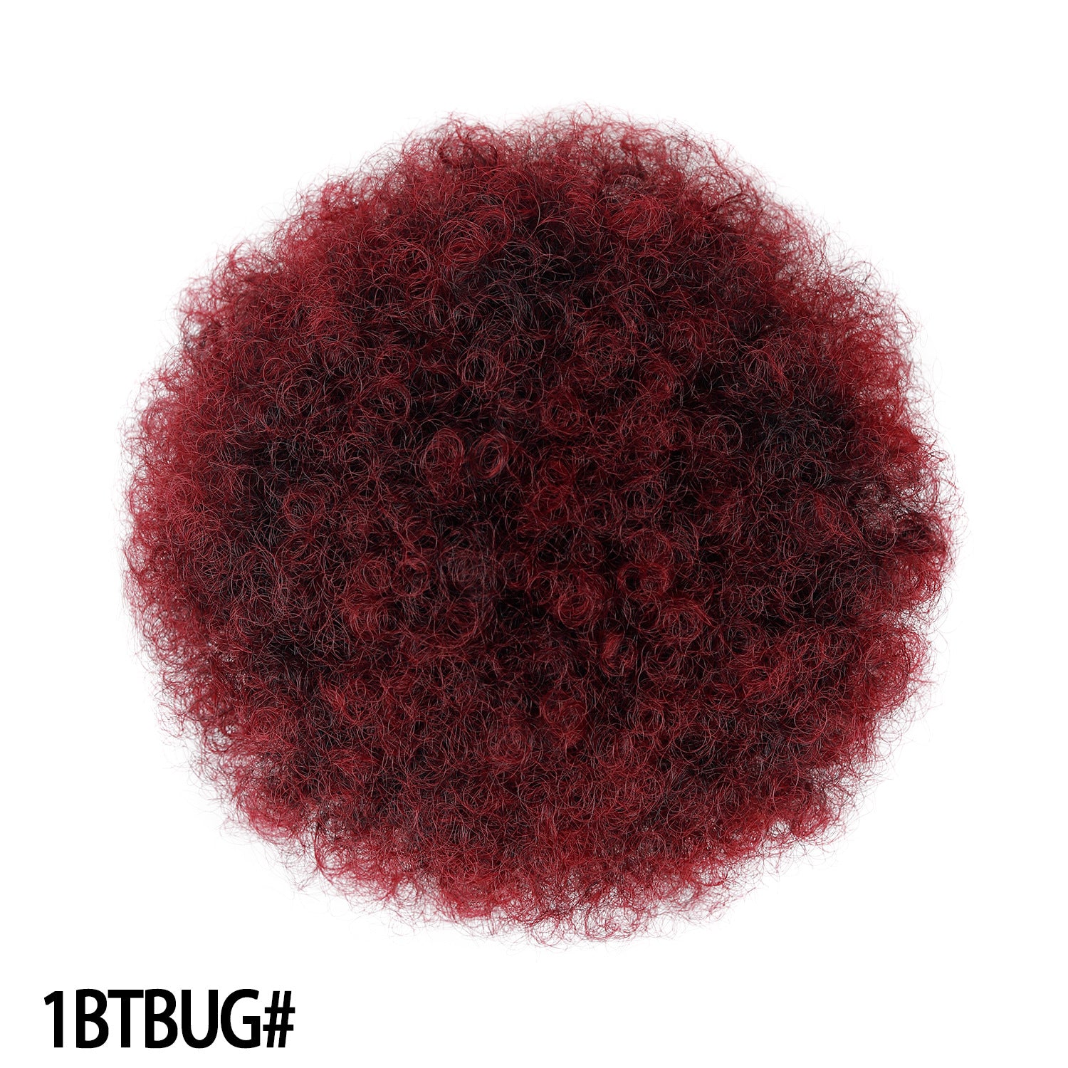HIARWEGO Afro Puff Drawstring Ponytail Bun for Black Women – Natural Curly Synthetic Chignon Hairpiece